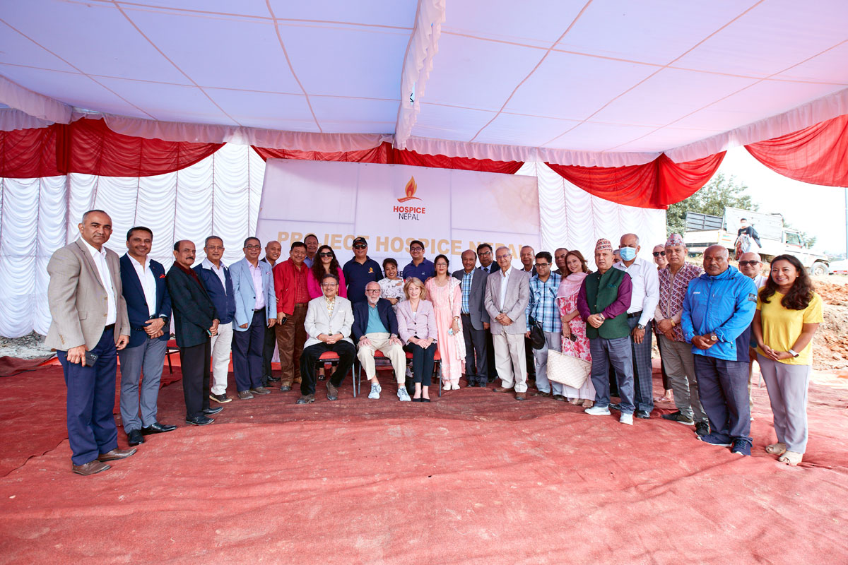 Stone laying ceremony