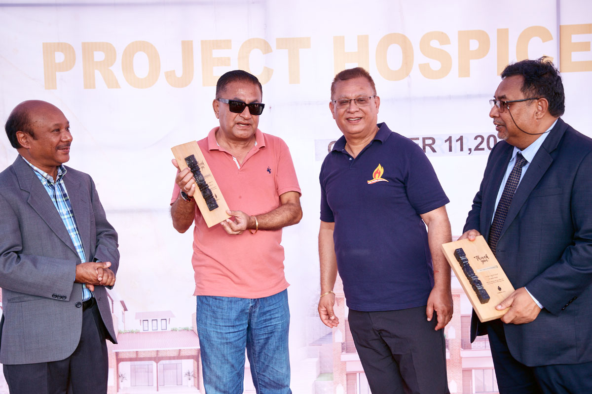 Stone laying ceremony